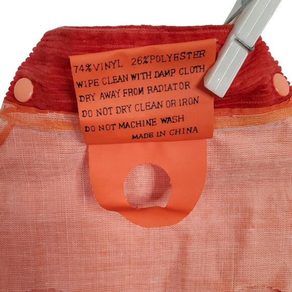 Dur-Abel Size XXL Jacket Waterproof Snap Front Orange Safety Corduroy Collar - Picture 8 of 14